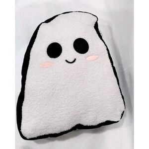 White Sherpa‎ Ghost Plush Happy 16" x 12.5" Pillow Toy